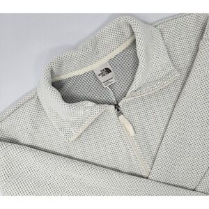 The North Face Sibley‎ Fleece Jacket Women's Large Full Zip Off-White Preppy VTG